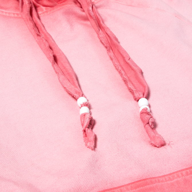 Backstage Pink Dye Wash Hoodie - Image 4