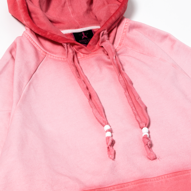 Backstage Pink Dye Wash Hoodie - Image 2