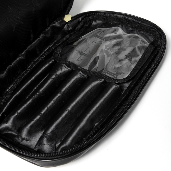 Black Travel Skincare Bag - Image 4