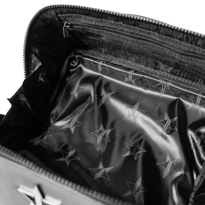 Black Rectangle Makeup Bag - Image 2