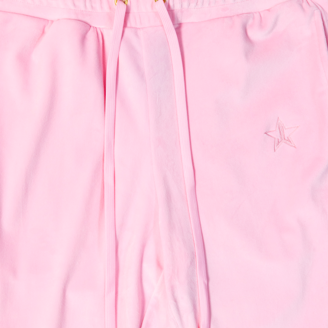 Pink Velour Joggers - Image 2